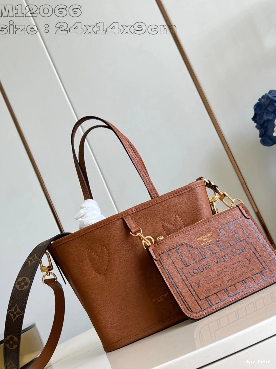 Out Inside LOUIS Bandoulière VUITTON BB Neverfull 0804